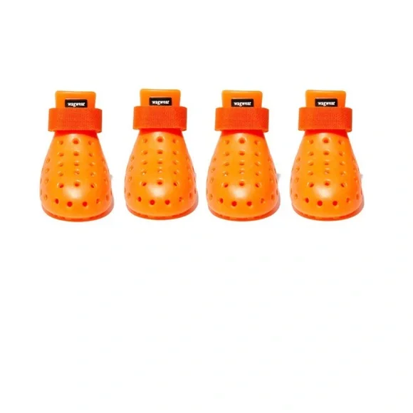 Wagwear Vibrant Orange Dog Water Shoes - Picture 6 of 7